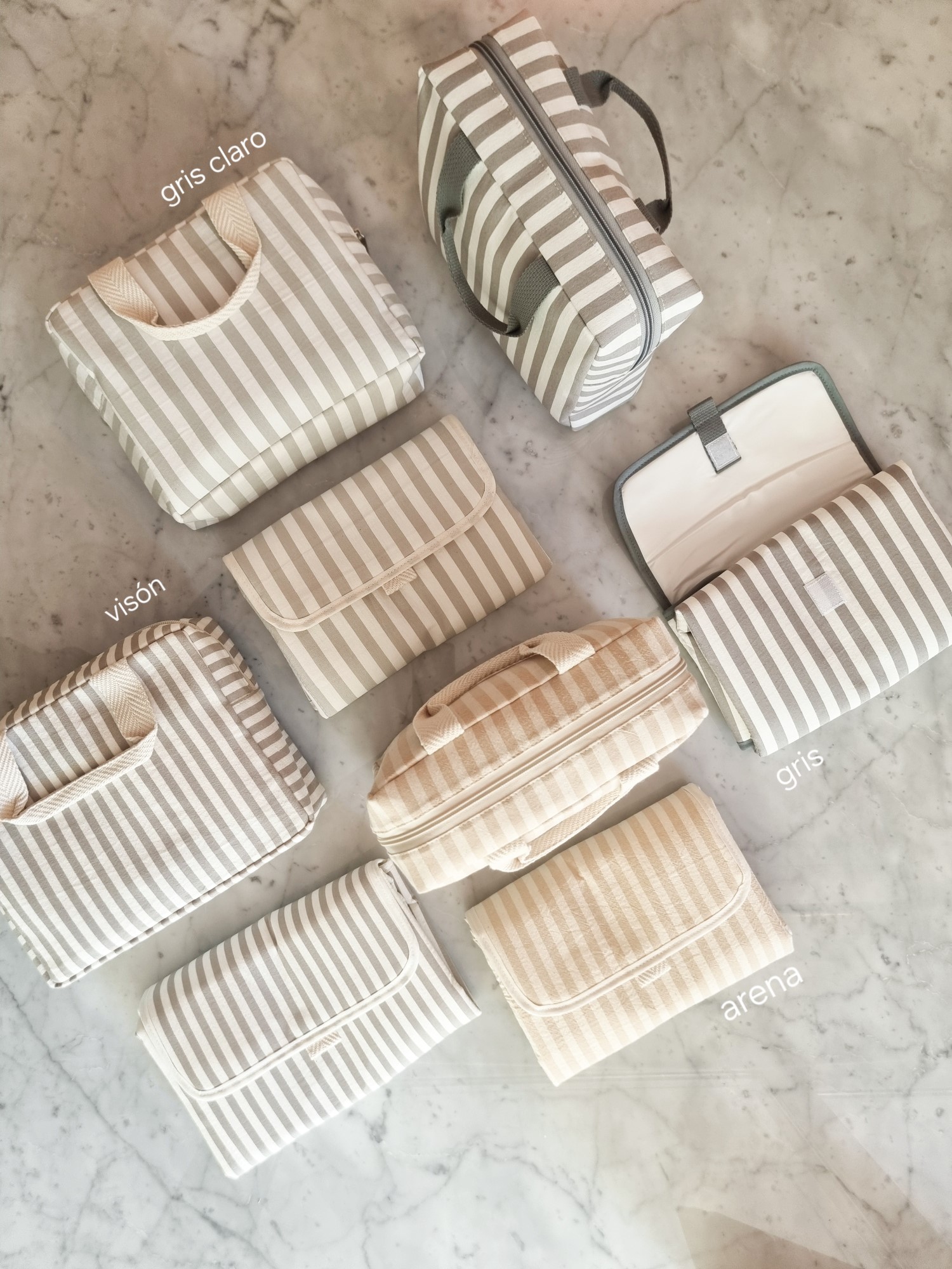 Set Cambiador y Neceser Manhattan - Wild Baby & Co